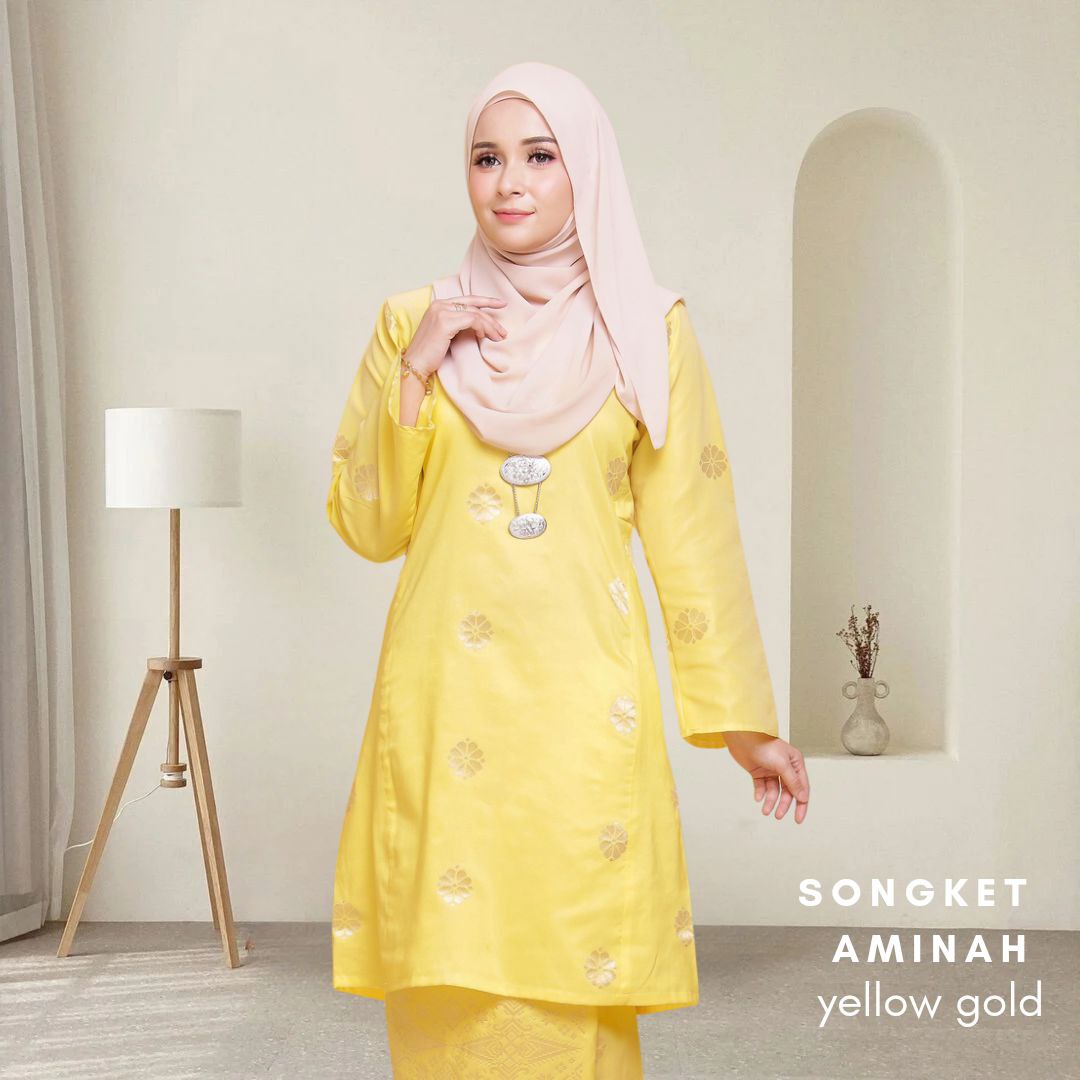 Kurung Songket Aminah (Kurung Pahang)