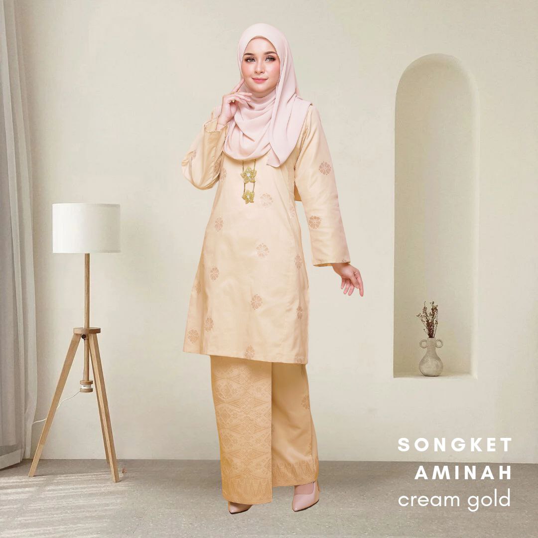 Kurung Songket Aminah (Kurung Pahang)
