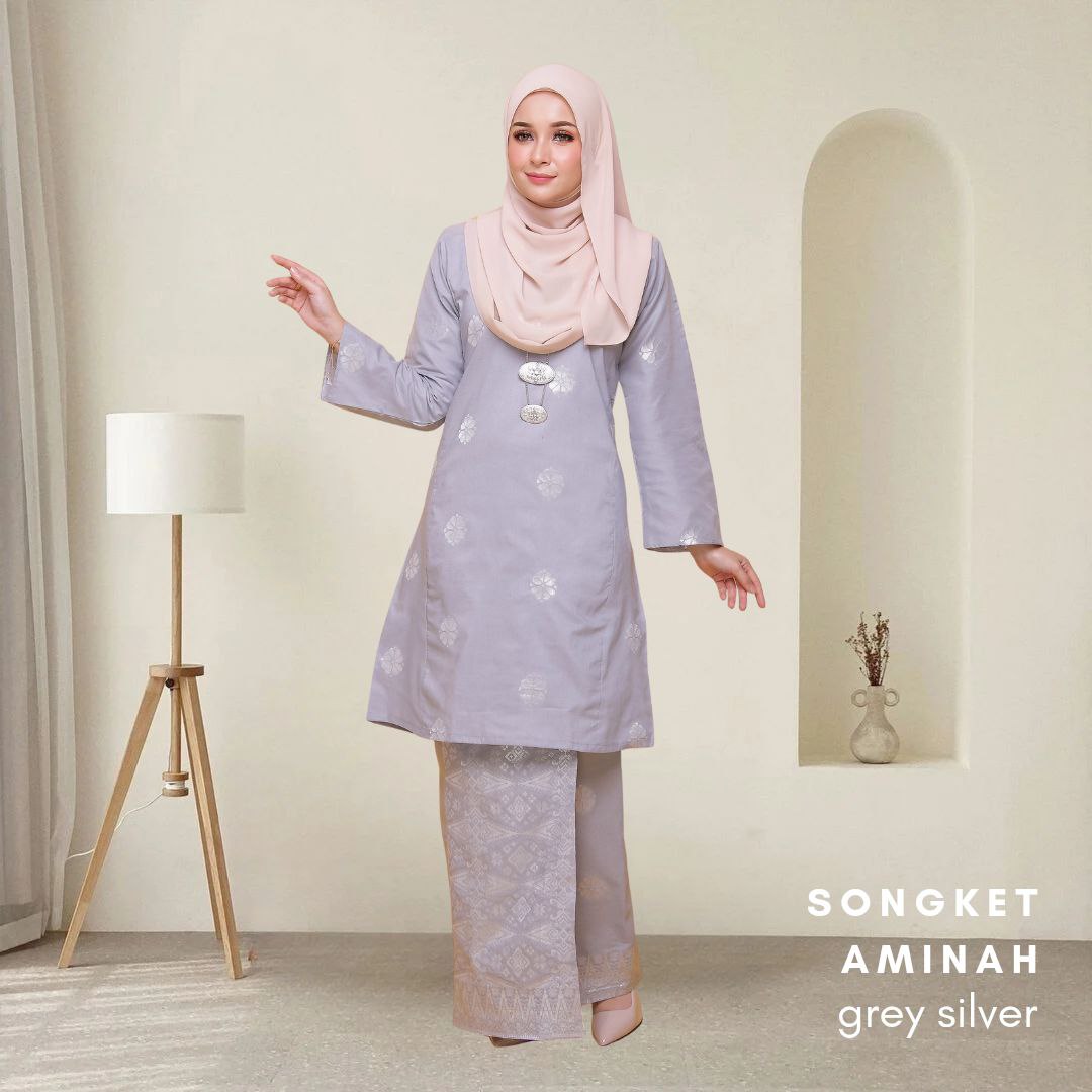 Kurung Songket Aminah (Kurung Pahang)