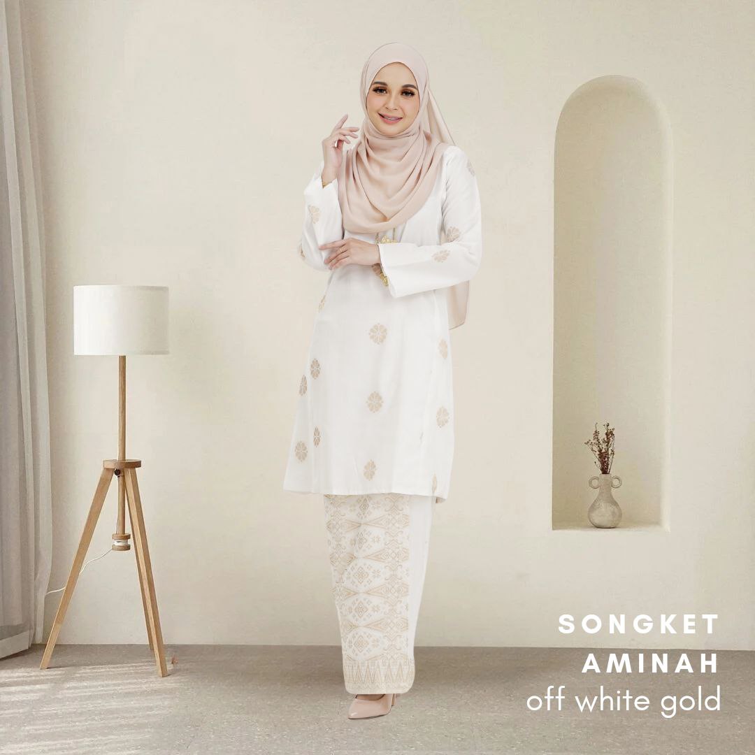 Kurung Songket Aminah (Kurung Pahang)