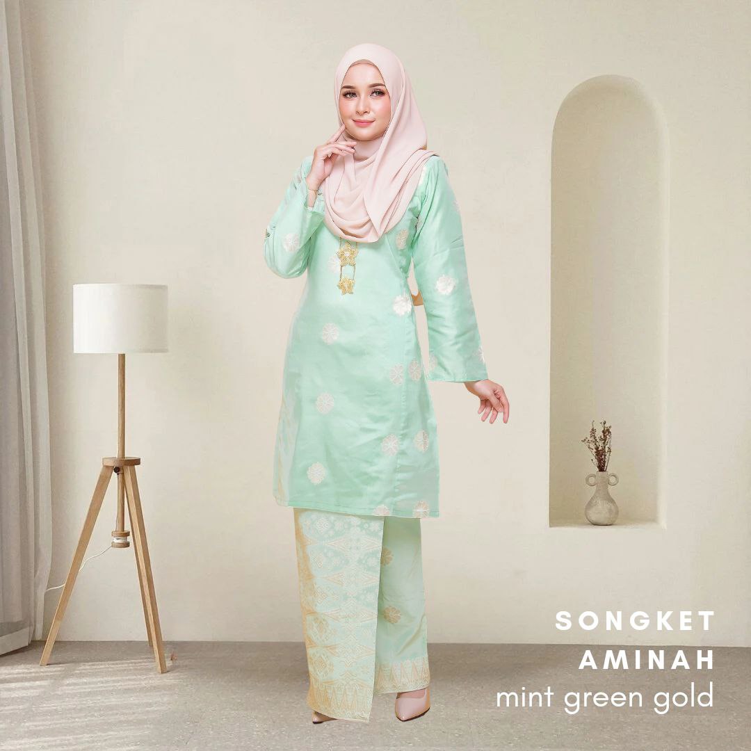 Kurung Songket Aminah (Kurung Pahang)