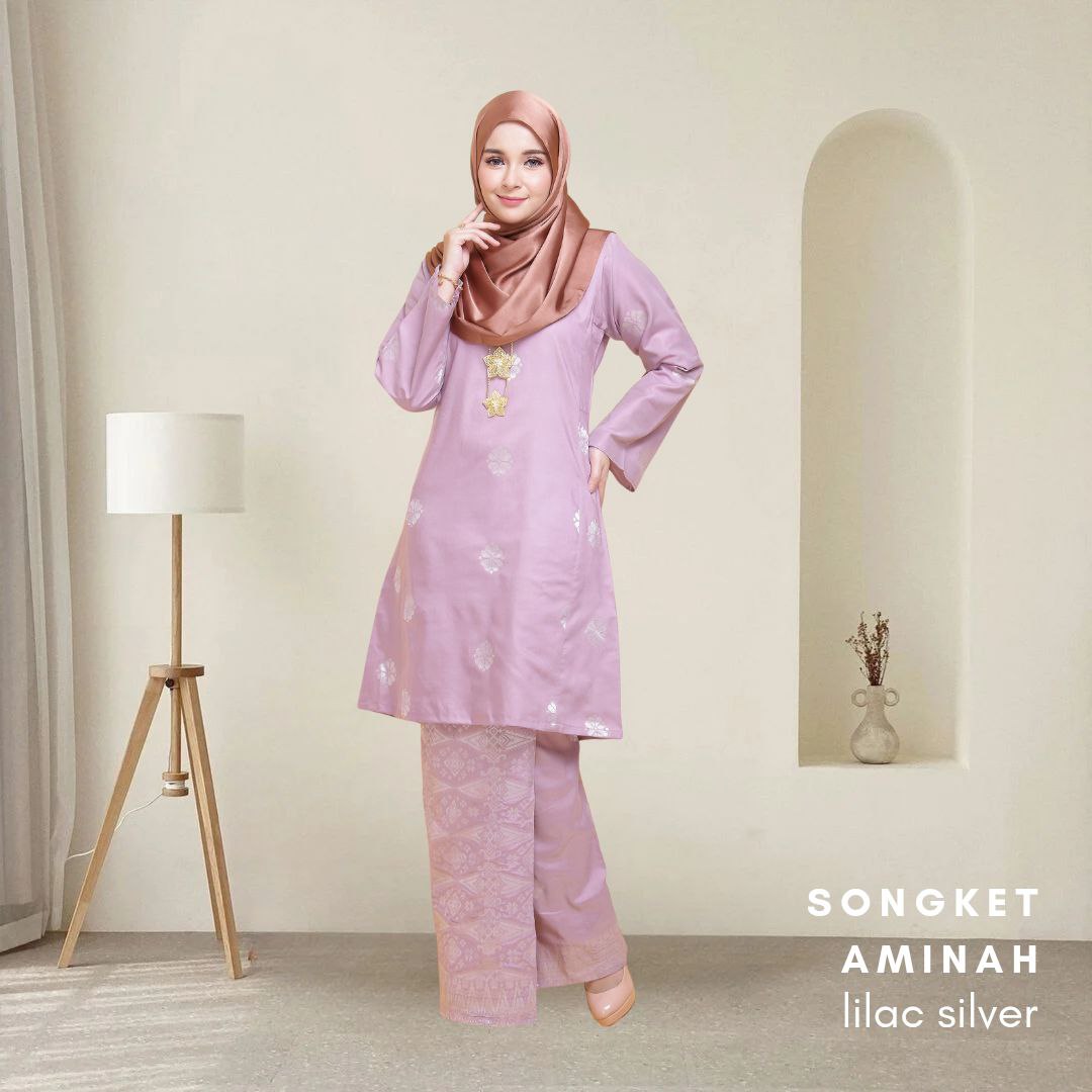 Kurung Songket Aminah (Kurung Pahang)