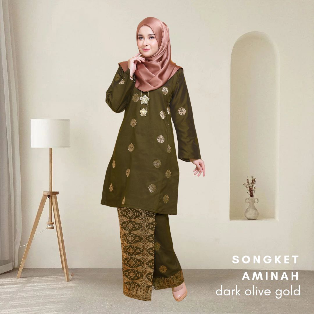 Kurung Songket Aminah (Kurung Pahang)