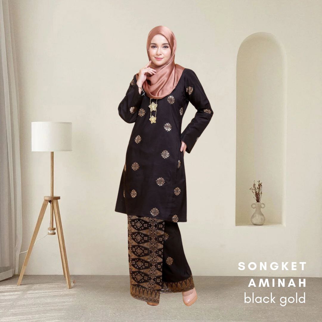 Kurung Songket Aminah (Kurung Pahang)