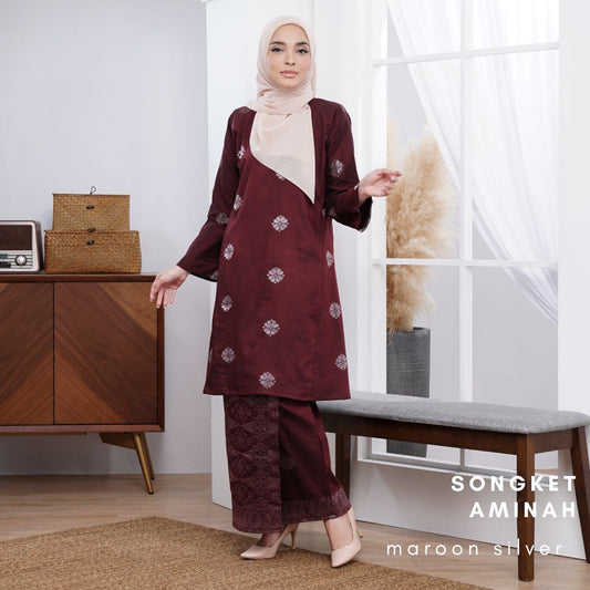 Kurung Songket Aminah (Kurung Pahang)