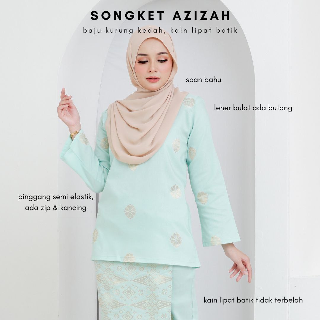 Kurung Songket Azizah (Kurung Kedah)