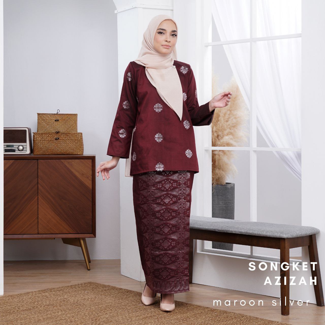 Kurung Songket Azizah (Kurung Kedah)