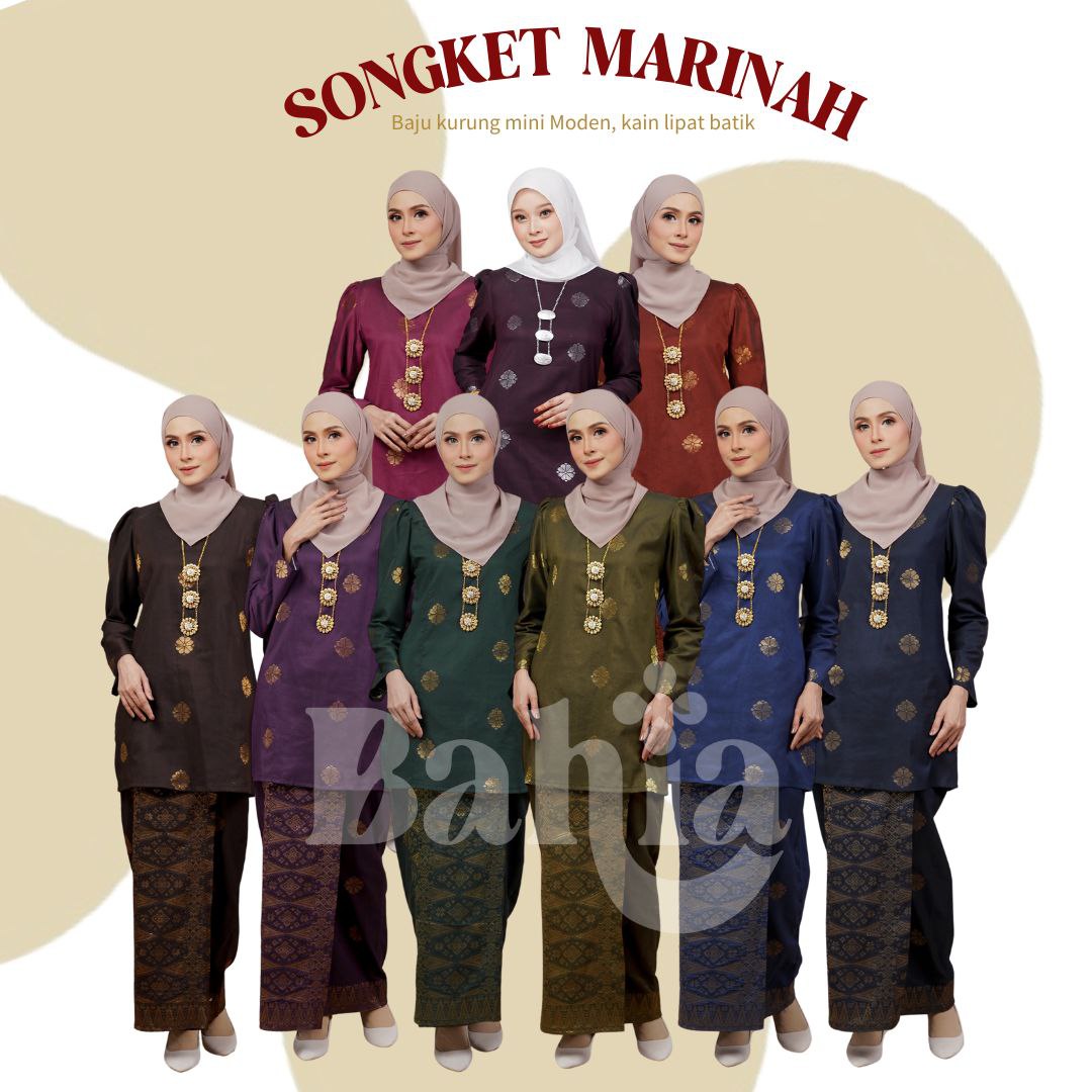 SONGKET MARINAH (KURUNG MINI MODEN)