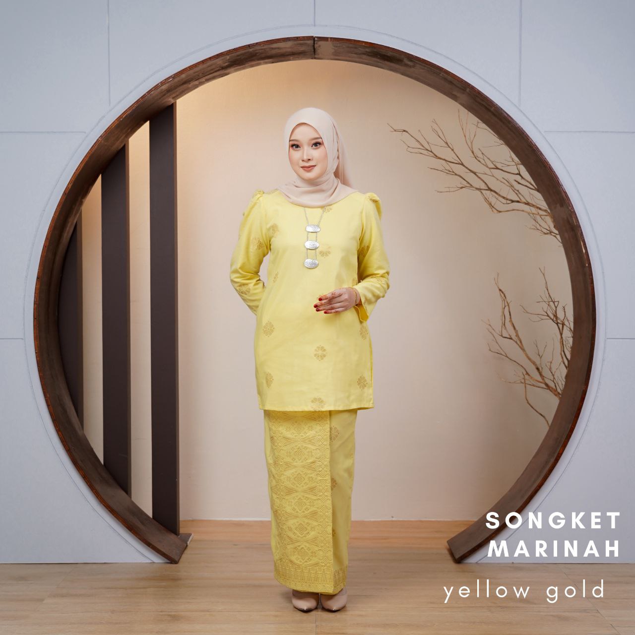 Kurung Songket Marinah (Kurung Mini Moden)