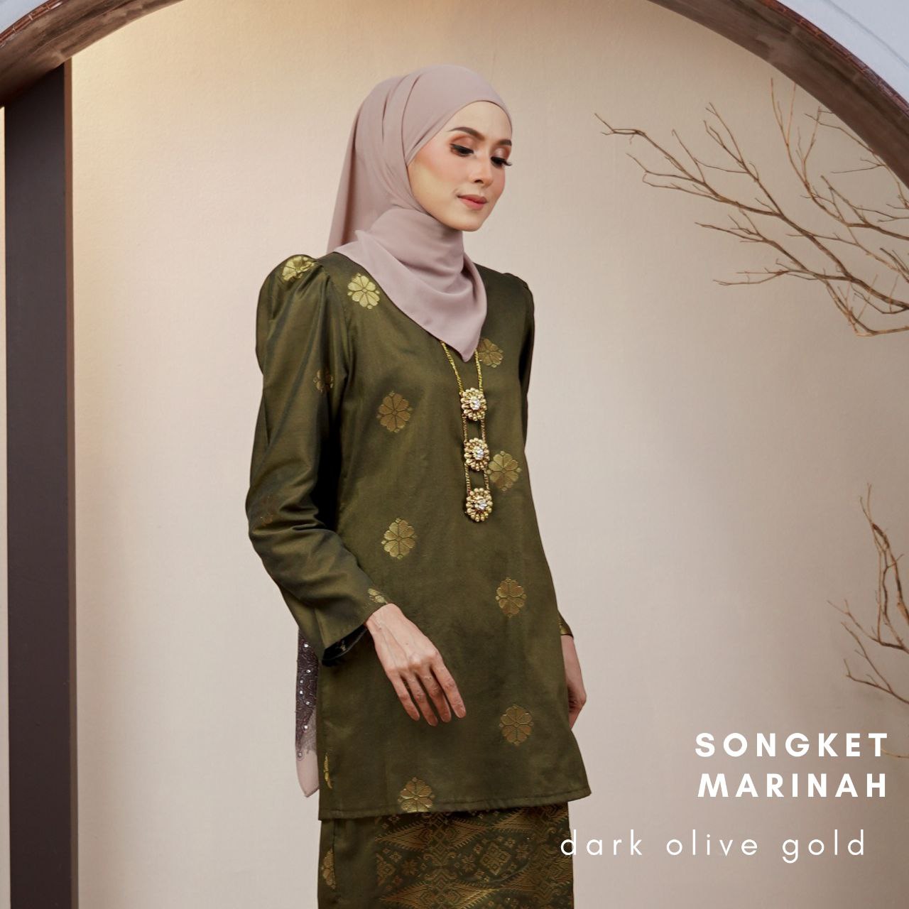 Kurung Songket Marinah (Kurung Mini Moden)
