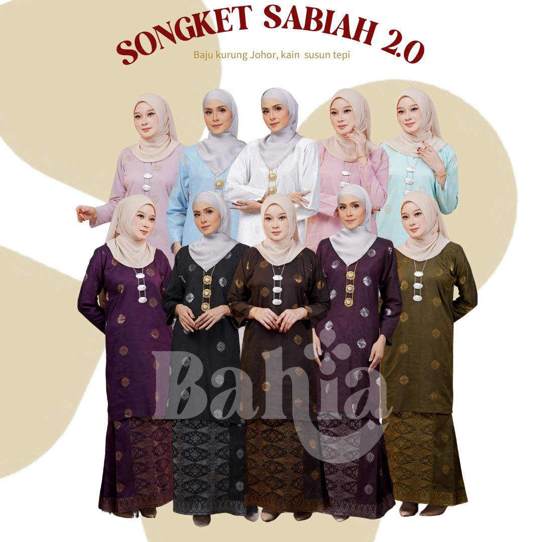 SONGKET SABIAH (KURUNG JOHOR)