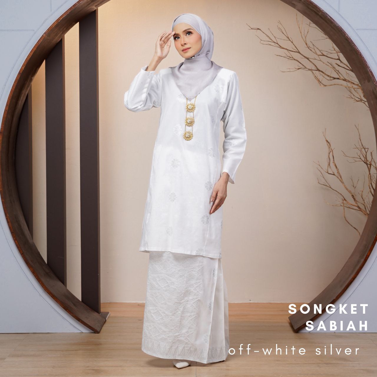 Kurung Songket Sabiah (Kurung Johor)