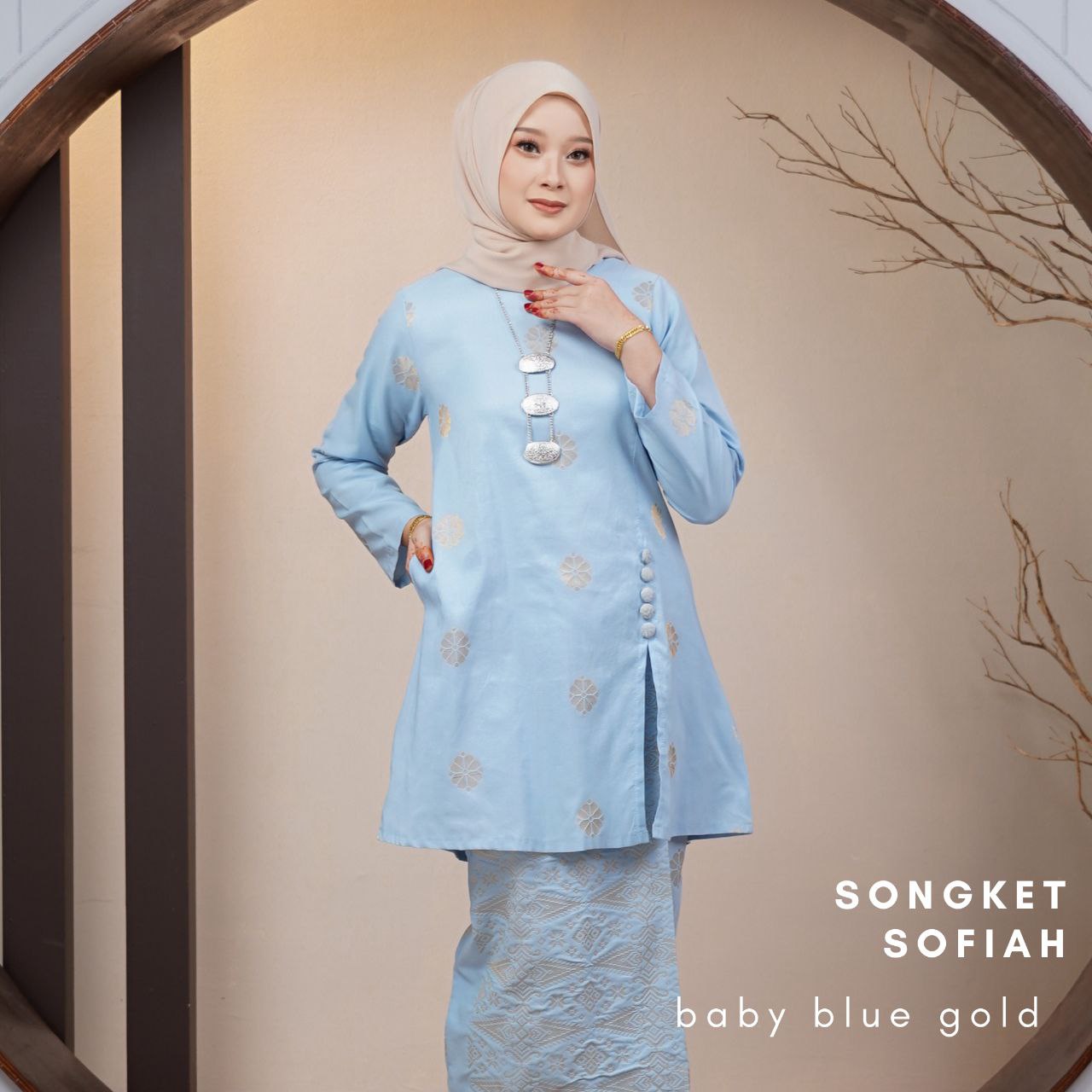 Kurung Songket Sofiah (Kurung Riau)
