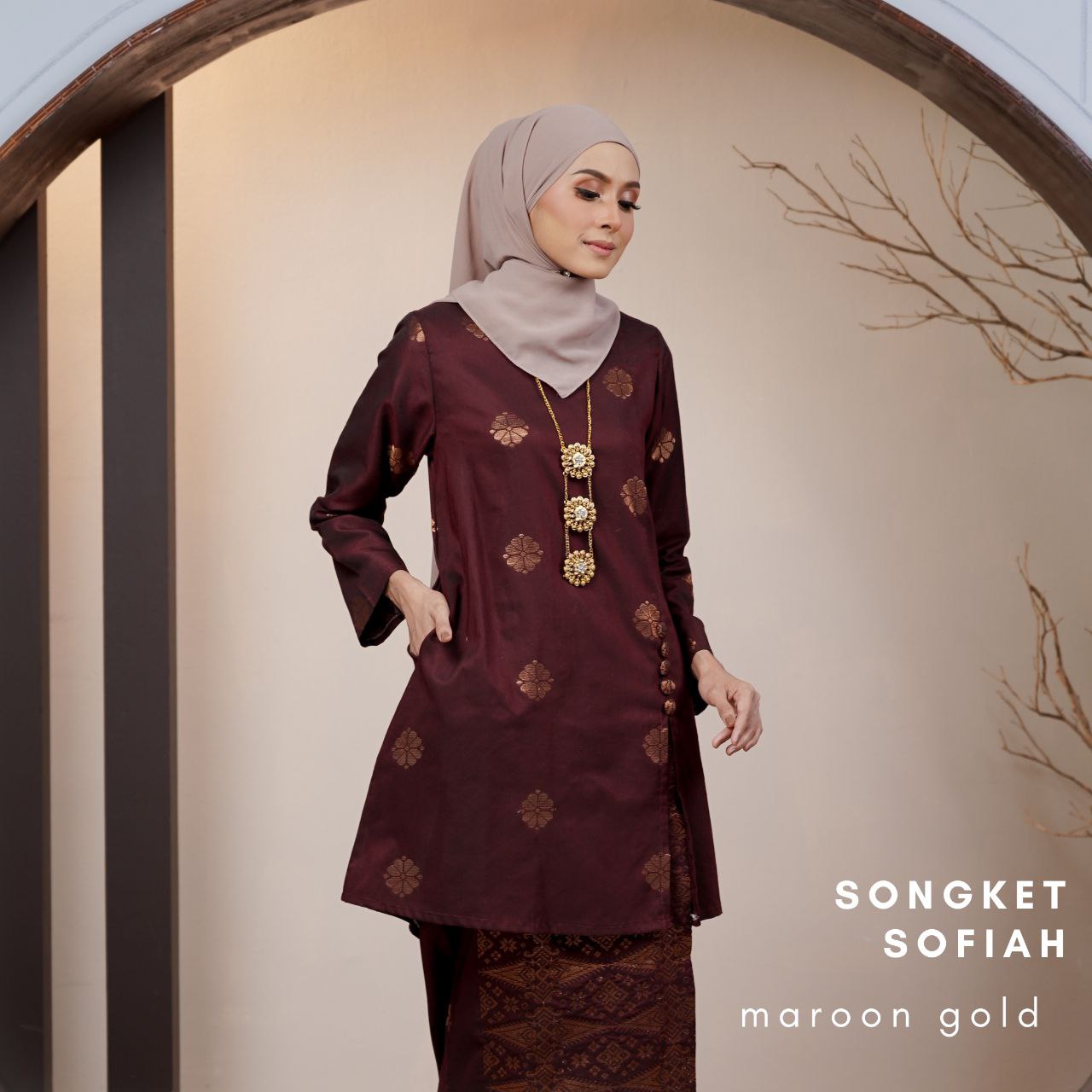 Kurung Songket Sofiah (Kurung Riau)
